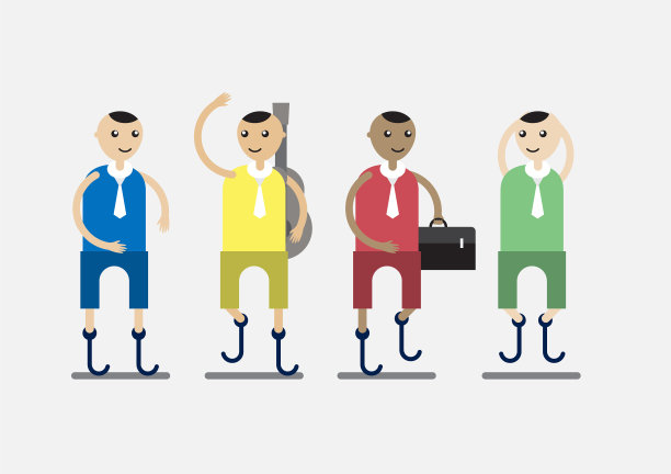 即残疾人文字设计图片下载