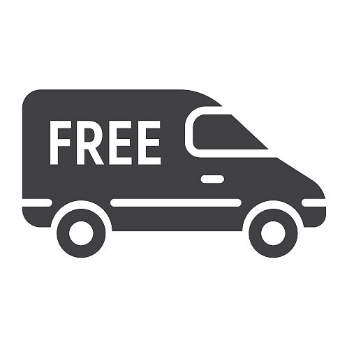 配送厢字形图标物流配送图片下载