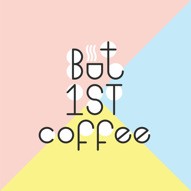 咖啡店的文字标识图片下载