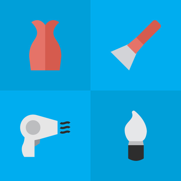 一套简单的美丽图标图片下载