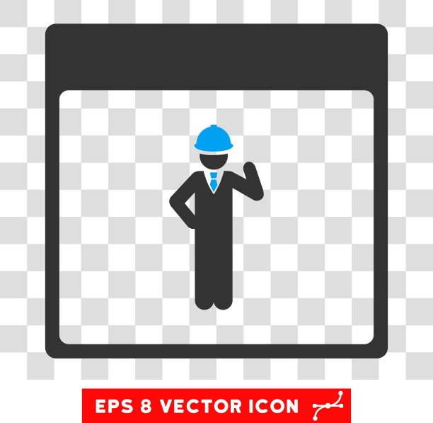 工程师日历页Eps图标图片下载