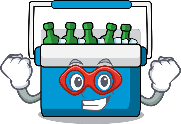 超级英雄冷冻袋人物卡通图片下载