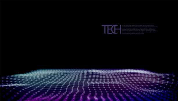 抽象3d未来的点和线几何图片下载