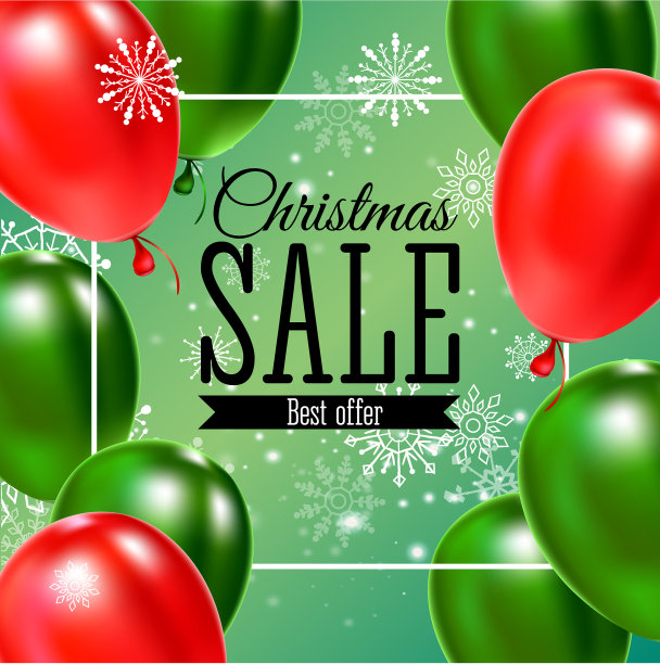 圣诞节销售横幅图片下载