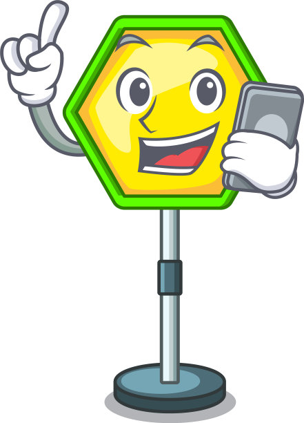 与电话字符交通标志监管和图片下载