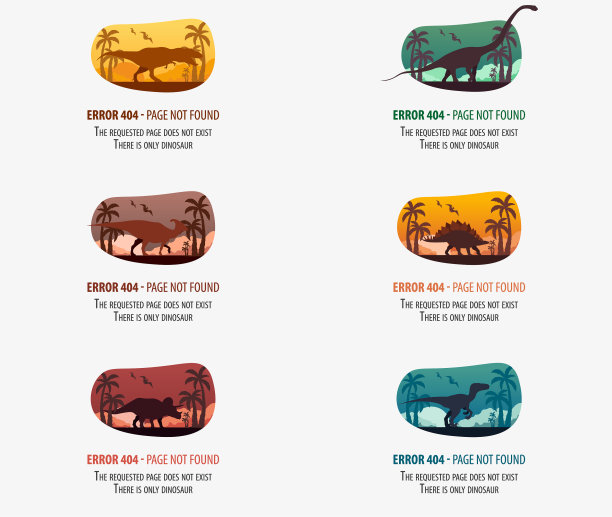 404错误页面没有找到UI ux模板图片下载