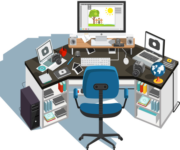 摄影师的工作场所图片下载