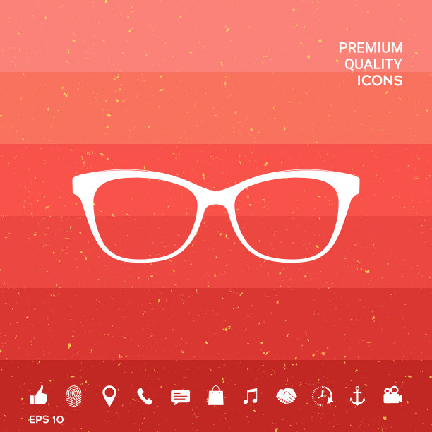 眼镜符号图标图片下载