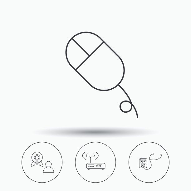 Wi-fi路由器视频聊天和音乐播放器图标图片下载