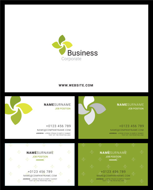 公司标志标识及名片图片下载