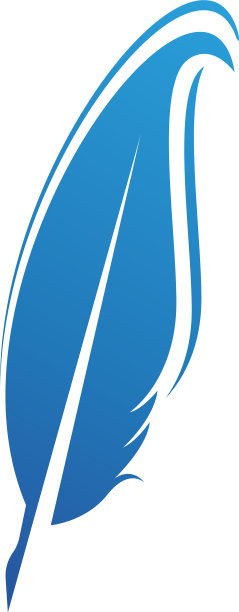 羽毛笔写标志logo模板应用图标图片下载