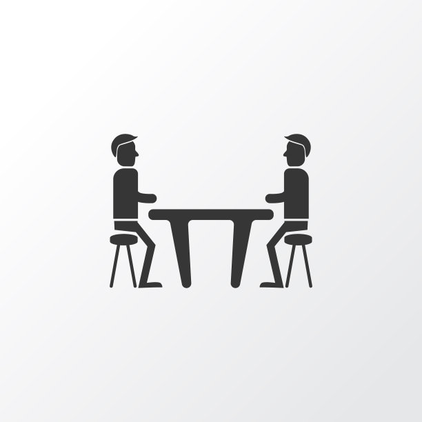 会议室图标象征优质隔离图片下载