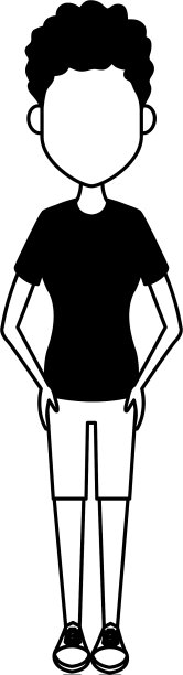 黑白漫画上的年轻女子图片下载