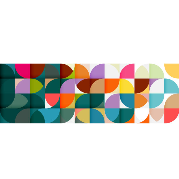 具有各种几何条纹图案的抽象图片下载