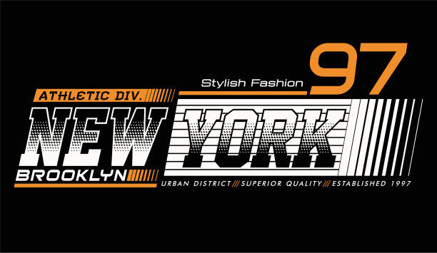 字体运动纽约布鲁克林图片下载