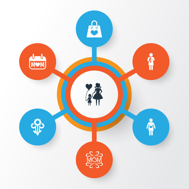 庆祝图标集合mam花图片下载