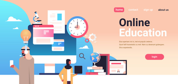 阿拉伯夫妇使用小工具在线分析图片下载