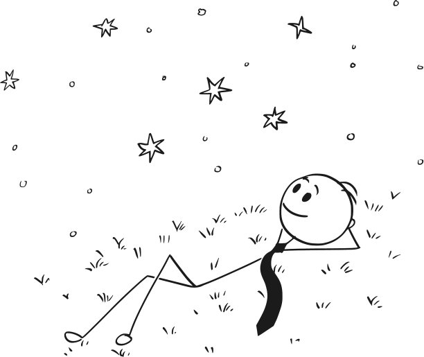 商人梦想家的概念卡通图片下载