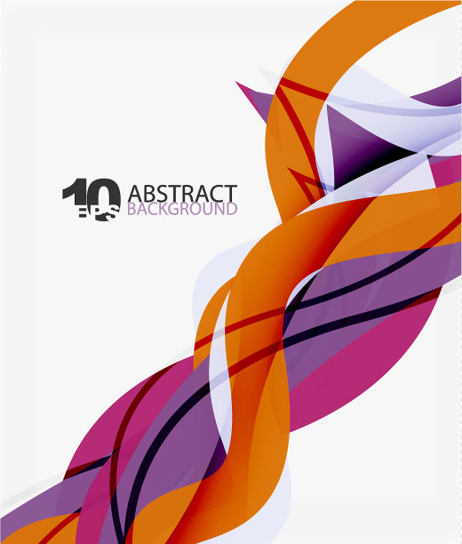 波浪线抽象背景图片下载