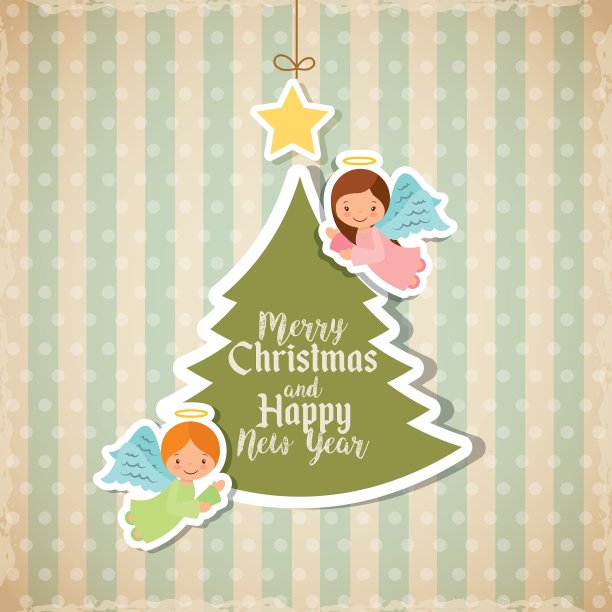 圣诞快乐卡图片下载