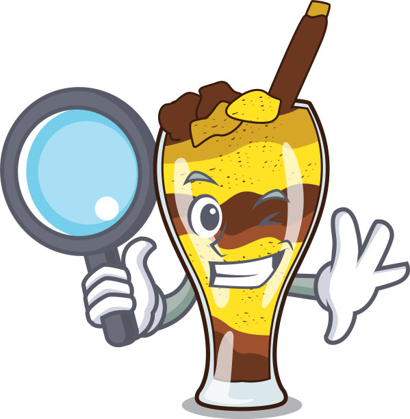 侦探芒果水果卡通人物图片下载