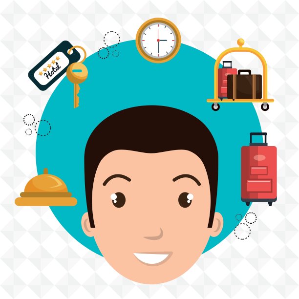 员工酒店大厦图标图片下载