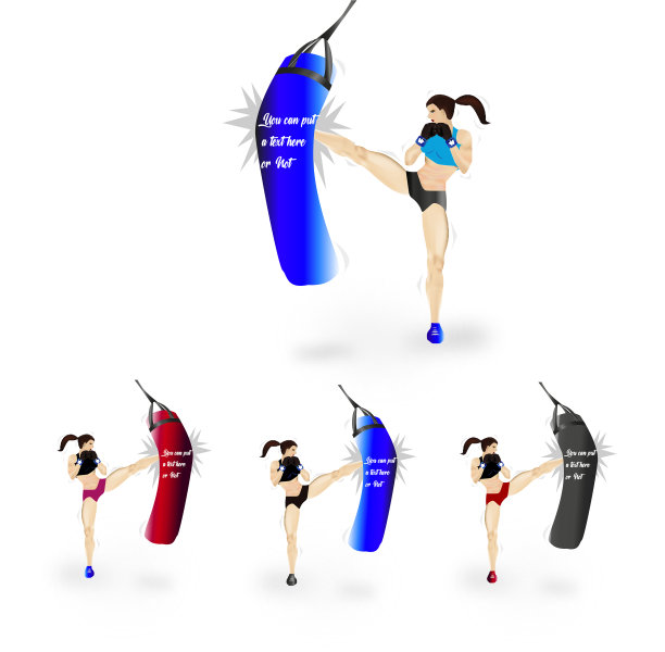 女子拳击包图片下载