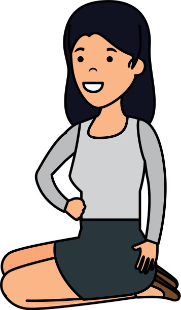 年轻女子莲花姿势图片下载