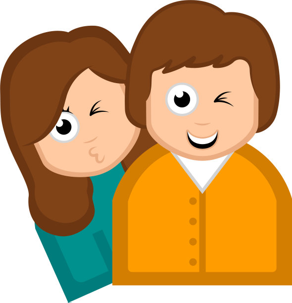 孤立女性眨眼的形象图片下载