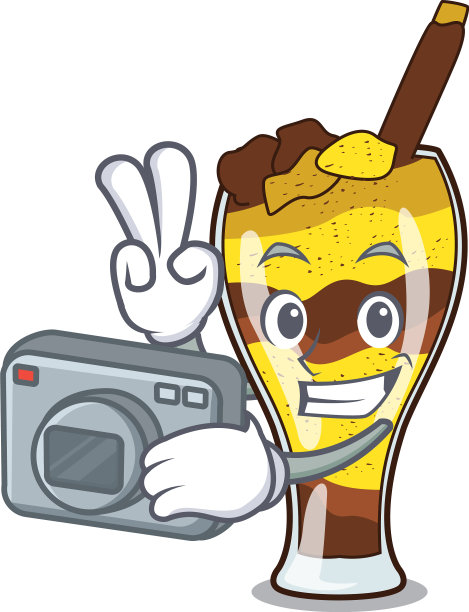 摄影师芒果卡通水果吉祥物图片下载