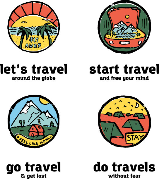 旅游标志设置图片下载