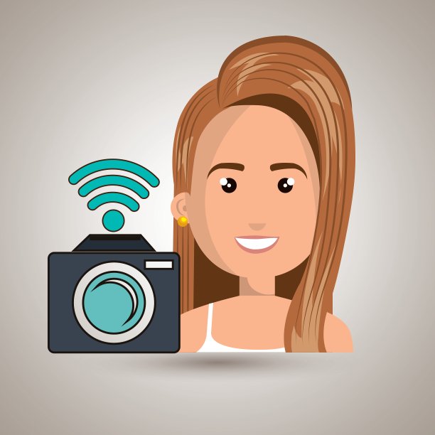 女性相机摄影wifi图片下载