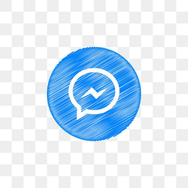 Facebook Messenger社交媒体图标设计图片下载