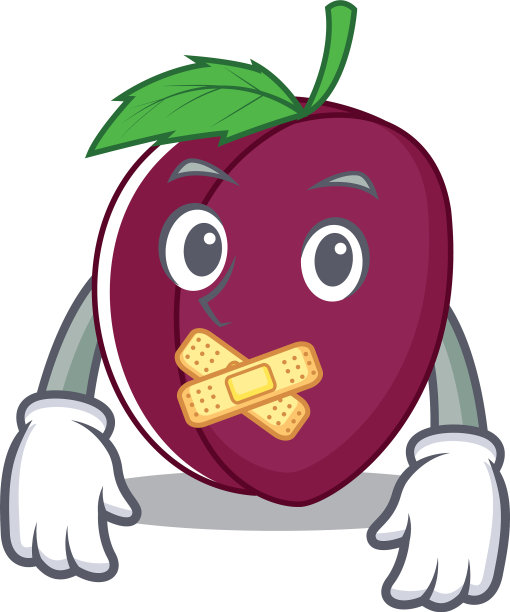 梅花无声卡通造型吉祥物图片下载