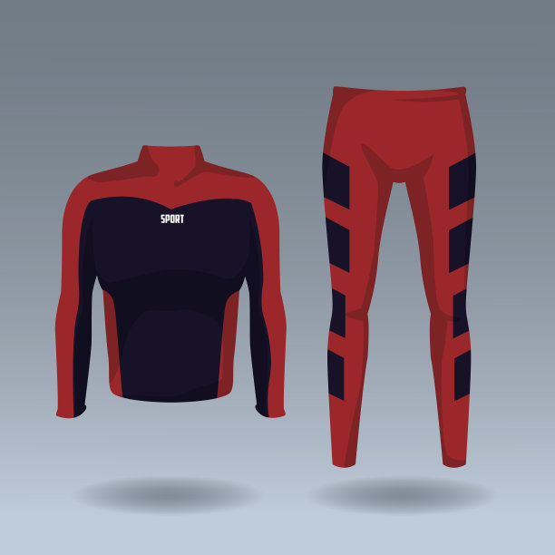 健身男士夹克和裤子图片下载