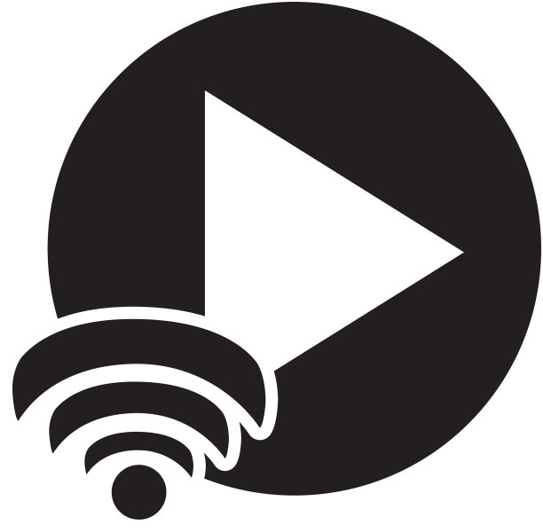 播放按钮和WiFi信号图标图片下载