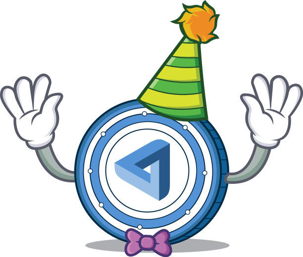 小丑安全币吉祥物卡通风格图片下载