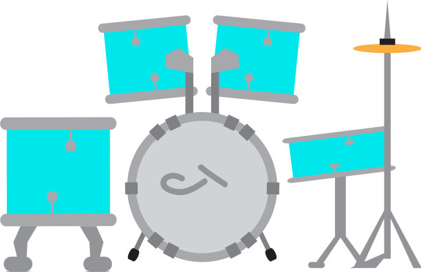 架子鼓图标乐器图片下载