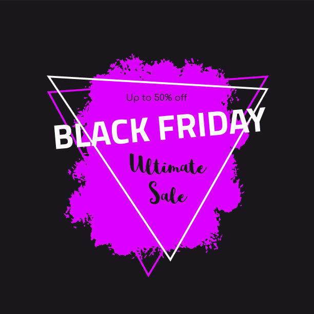 黑色星期五促销标语图片下载