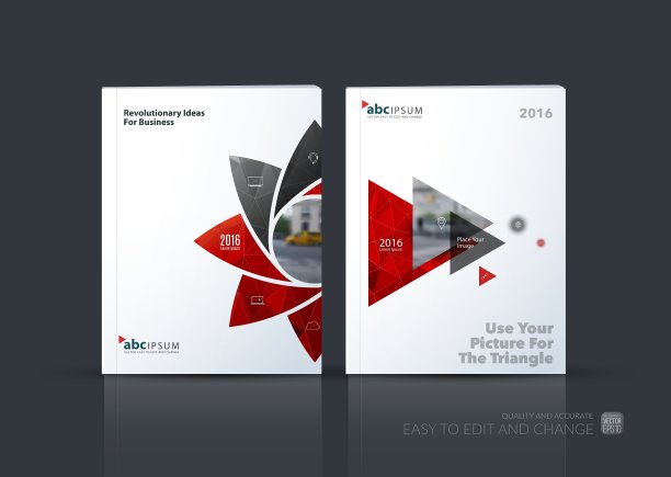 商务套宣传册模板布局图片下载