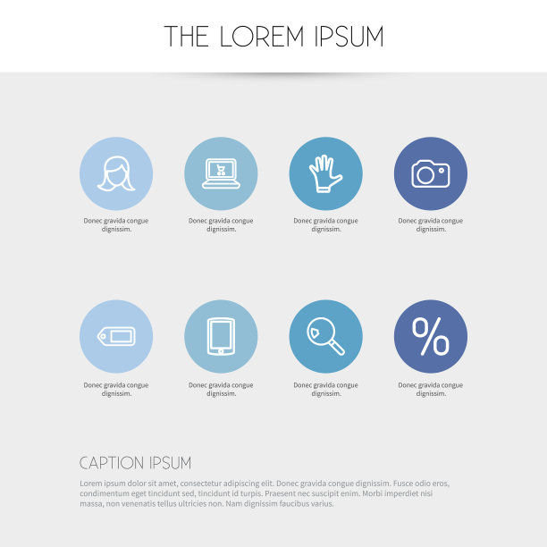 一套8可编辑的业务大纲图标包括图片下载