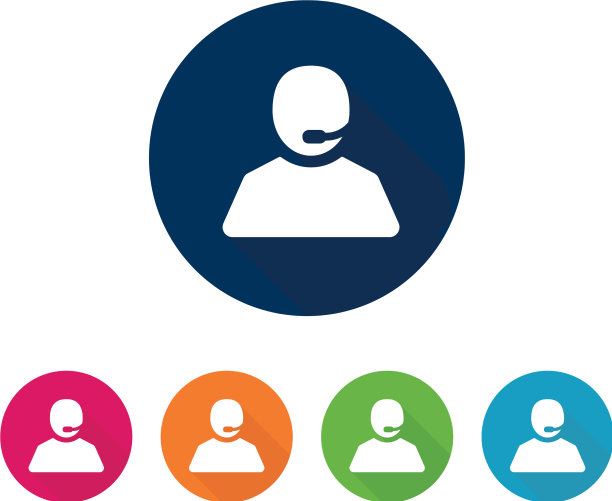 呼叫中心接线员图标设置图片下载