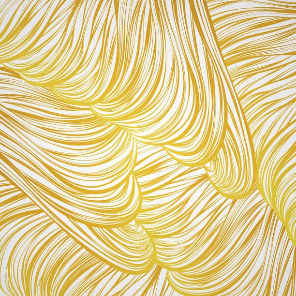 抽象图案金衬艺术波浪金头发图片下载