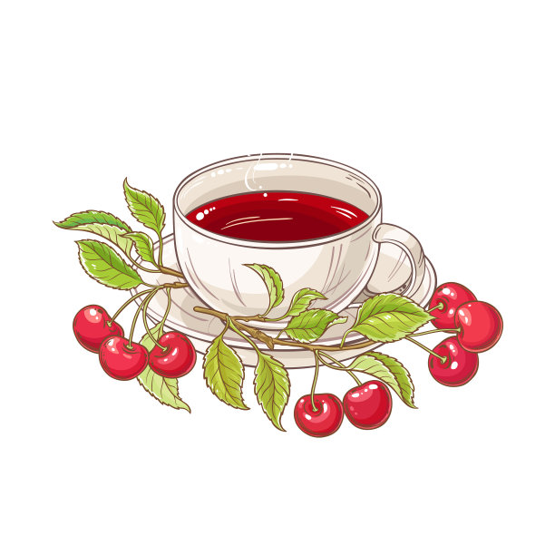 樱桃茶图片下载