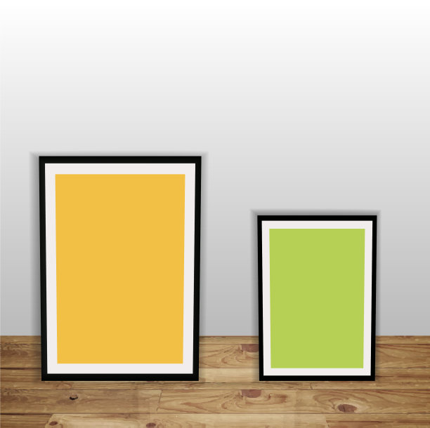 A3 a4垂直空白相框图片下载