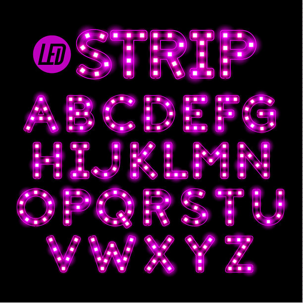 Led带状发光字母图片下载
