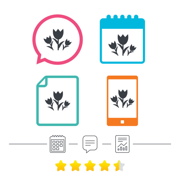 花的标志，玫瑰的象征图片下载