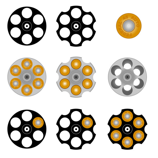 左轮手枪缸图片下载