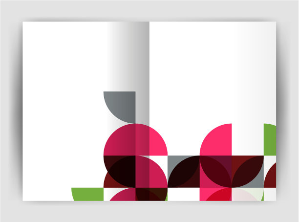 摘要圆设计企业年报图片下载