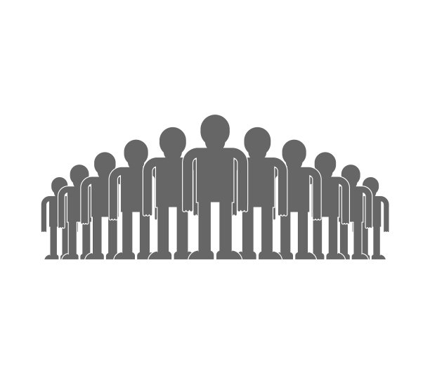 一群人象征着孤立的社会图片下载